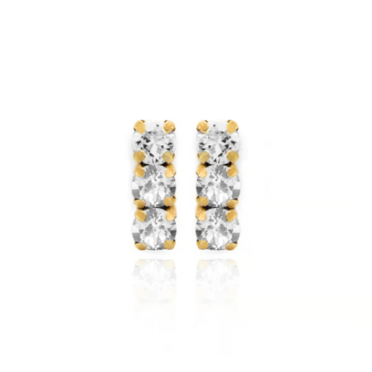 Picture of VICTORIA CRUZ Gold Earrings Celine Minis
