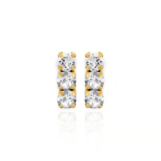 Picture of VICTORIA CRUZ Gold Earrings Celine Minis