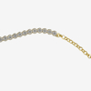 Picture of VICTORIA CRUZ Gold-plated purpose  mini crystal zirconia bracelet