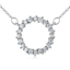 სურათი Brass Necklace with Zirconia, Rhodium